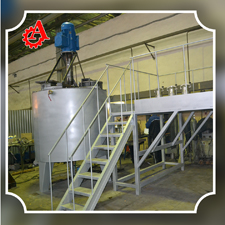 Диссольвер с площадкой